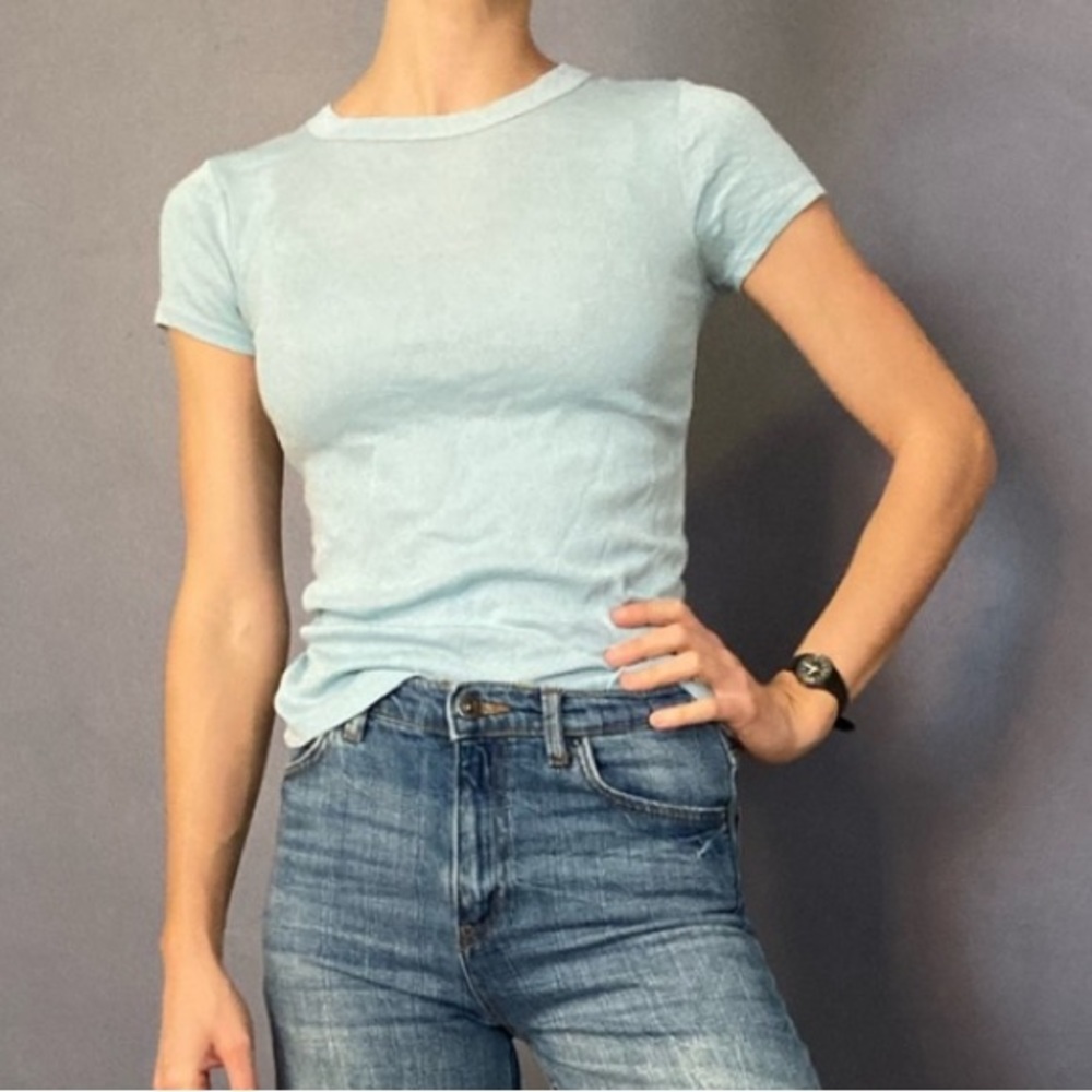 Michael Stars Blue Sparkle “Original Tee”